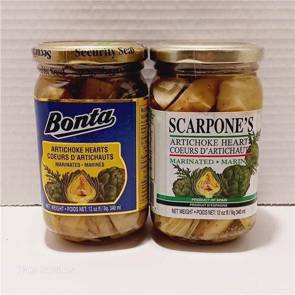 Two Jars of Artichoke Hearts (BB Date)