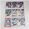 Image 1 : Sheet of NHL Toronto Maple Leafs Hockey Cards