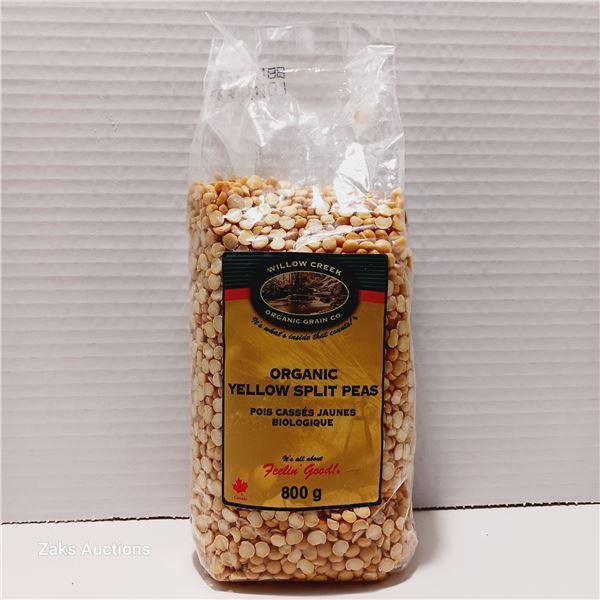 Willow Creek Organics - Organic Yellow Split Peas (BB Date)