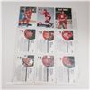Image 2 : Sheet of NHL Calgary Flames Hockey Cards