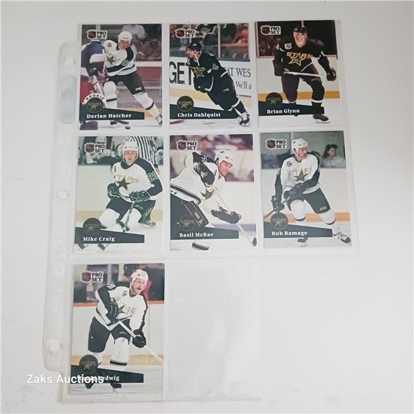 Lot of NHL Dallas Stars Hockey Cards