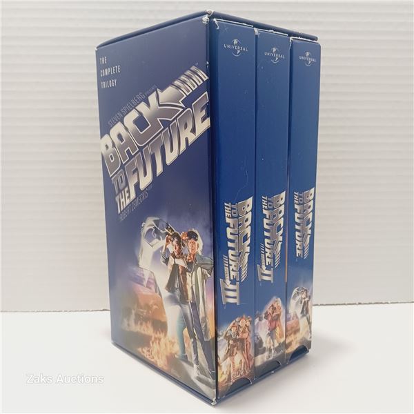 Back to the Future VHS Trilogy Tapes Box Set
