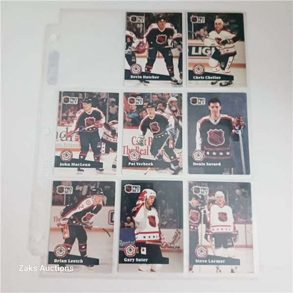 Lot of NHL Pro Set Hockey Cards