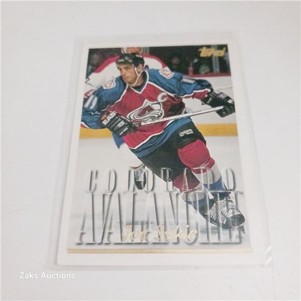 NHL Joe Sakic Colorado Avalance Hockey Card