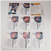 Image 2 : Sheet of NHL Sl. Louis Blues Hockey Cards