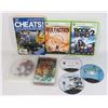 Image 1 : LOT OF PS2/XBOX 360 VIDEO GAMES AND CHEAT BOOK