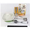 Image 1 : MISC KITCHEN ITEMS CASSEROLE /PEANUT BUTTER MIXER