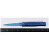 Image 1 : BLUE POCKET KNIFE CHROME LIKE FINISH