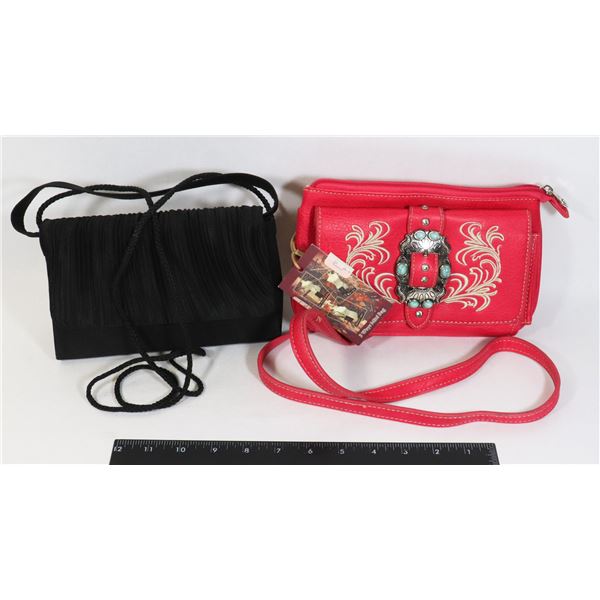ROYAL WEST PURSE NEW WITH SMALL BLACK PURSE