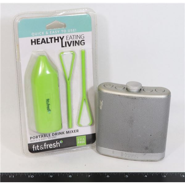 BLUETOOTH SPEAKER FLASK AND SEALED PORTABLE DRINK