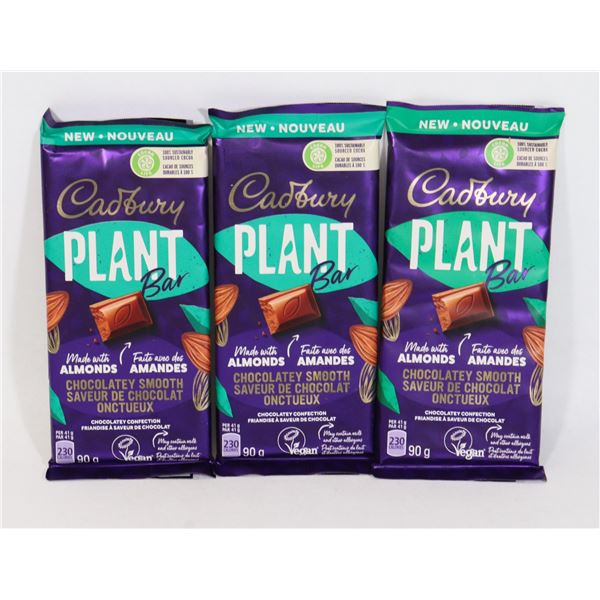 THREE CADBURY PLANT BAR (MADE WITH ALMONDS)