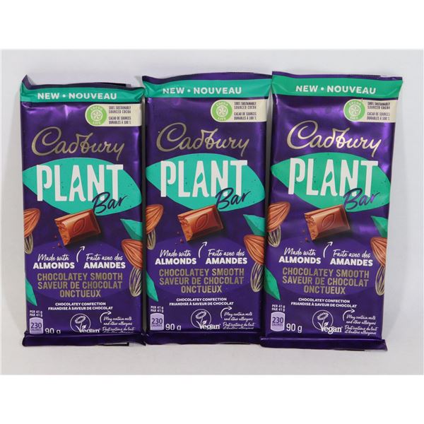 THREE CADBURY PLANT BAR (MADE WITH ALMONDS)
