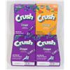Image 1 : UNOPENED CRUSH GRAPE AND ORANGE ZERO SUGAR DRINK