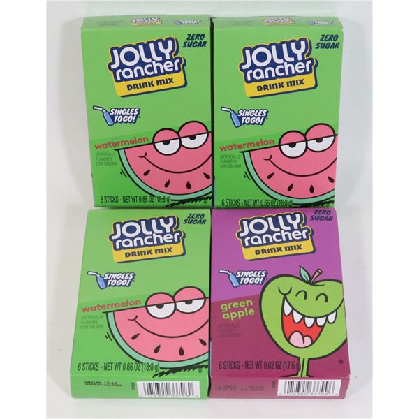 UNOPENED JOLLY RANCHER WATERMELON AND GREEN APPLE