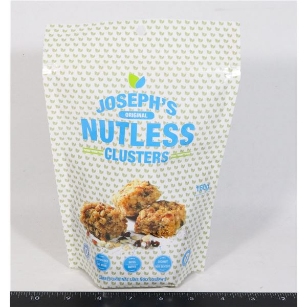 JOSPEHS NUTLESS CLUSTERS 160G