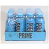 Image 1 : 12 PACK CASE OF PRIME BLUE RASPBERRY DRINK
