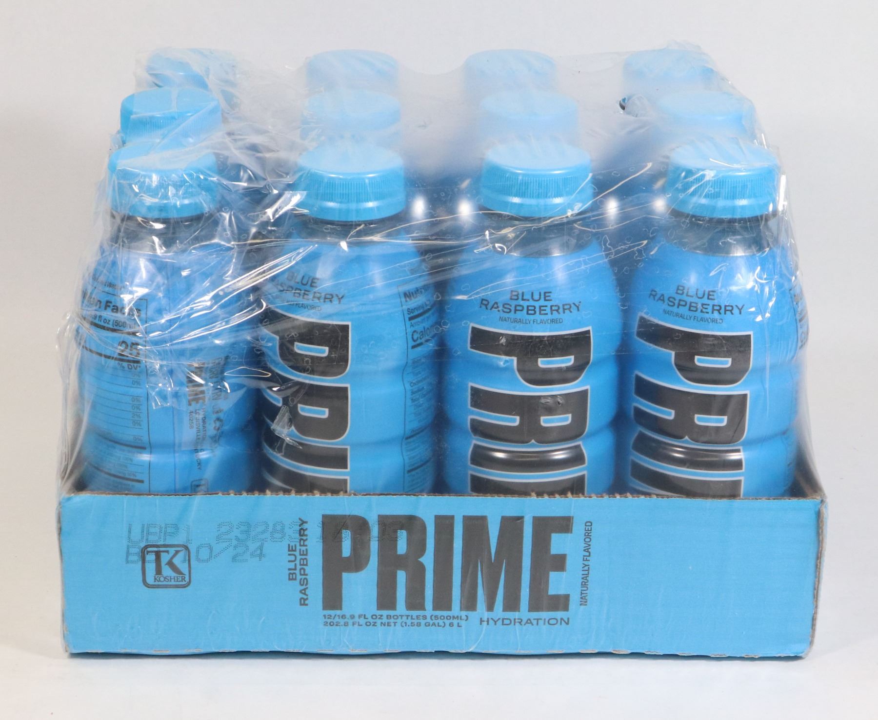 12 PACK CASE OF PRIME BLUE RASPBERRY DRINK