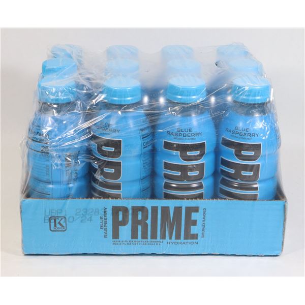 12 PACK CASE OF PRIME BLUE RASPBERRY DRINK
