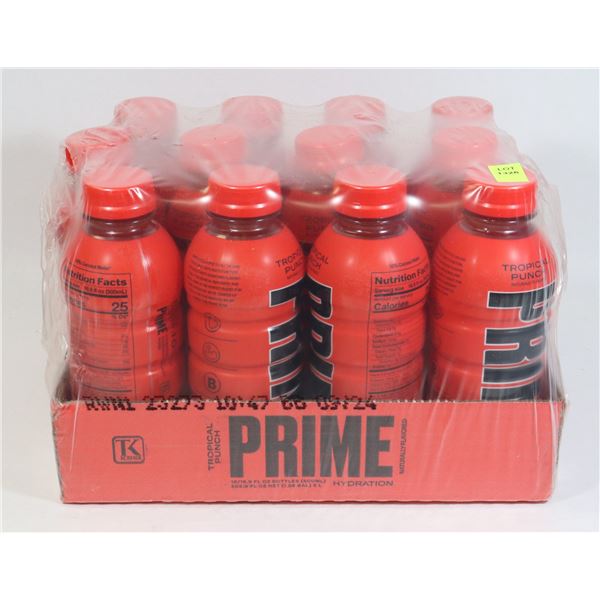 12 PACK CASE OF PRIME TROPICAL PUNCH DRINK