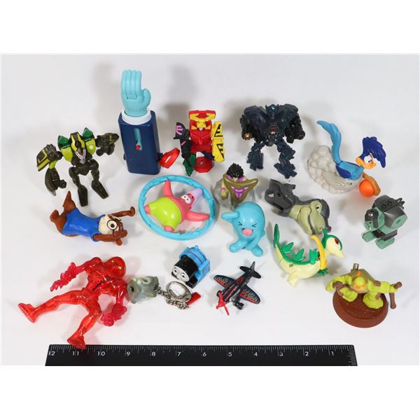 LOT OF HAPPY MEAL TOYS AND OTHERS