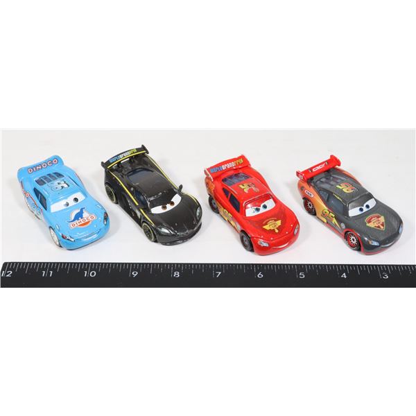 4 "DISNEY/PIXAR" CARS