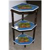 Image 1 : VINTAGE 3 TIER PLANT STAND/ CORNER SHELF