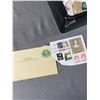 Image 2 : Large Tin Box with Hundreds/Thousands of Off Paper Canada Stamps