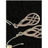 Image 3 : Pair Of Vintage Sterling Silver Dangle Earrings Marked 925