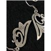 Image 2 : Vintage Sterling Silver Dangle Earrings Marked 925. .TP-41 Mexico   11.54 grams