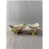 Image 1 : Beautiful Limoges France Handpainted Cream and Sugar Set