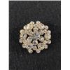 Image 1 : Gorgeous Vintage Signed Triad Brooch w/Austrian Crystals