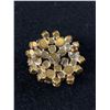 Image 2 : Gorgeous Vintage Signed Triad Brooch w/Austrian Crystals