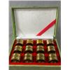 Image 2 : Vintage Items - Case Of 12 Brass Napkin Rings &  Metal Official Seal Embosser Stamp