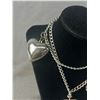 Image 2 : Large Chunky Necklace w/ Shells & Puffy Heart
