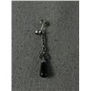 Image 2 : Gorgeous Vintage Sterling Silver Drop Earrings Marked 925