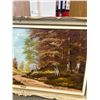 Image 2 : Vintage Ornate Framed De Jager Forest Scene Picture. NO SHIPPING. Approx. 55" x 31"