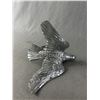 Image 2 : Chrome Flying Eagle Clutching Arrows Hood Ornament. Approx. 6.5" x 5"