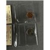 Image 2 : 2 Canadian Coins w/ ICCS Certification In Protective Folder - 1986 1c Penny & 1988 25c Quarter