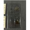Image 2 : 2 Canadian Coins w/ ICCS Certification In Protective Folder - 1970 25c Quarter & 1984 5c Nickle