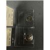 Image 2 : 2 Canadian Coins w/ ICCS Certification In Protective Folder - 1967 5c Nickle & 1974 25c Quarter
