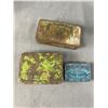 Image 2 : Lot Of Vintage Tobacco Containers - Tins (3), Westwood Jar & Tucketts Cigar Box