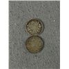 Image 2 : 2 Antique Canadian 10c Dime Coins - 1918 & 1919