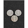 Image 2 : 3 Vintage Victory Canadian 5c Nickles & 3 Antique Canadian Pennies