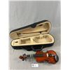 Image 2 : Small Palatino Violin w/ Bow In Soft Case. Approx. 14" L
