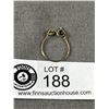 Image 2 : 1" Sterling Cross & Unusual Chain Ring