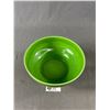 Image 2 : Large 1930's English Green Lustre Porcelain Bowl. Similar To Pilkingtons