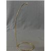 Image 2 : Nice Gold Finish Hanging Glass Ornament & Stand