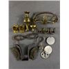 Image 1 : Lot Of Interesting Late 1800's - Early 1900's Brass Hardware