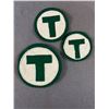 Image 2 : 5 Vintage Cloth Patches & Red Cross Pins