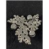 Image 2 : Superb1940's Large Blue Rhinestone Brooch